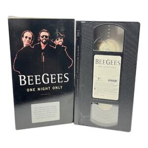 1997 Bee Gees One Night Only Mgm Las Vegas Concert Vhs Tape Hof Roc‎